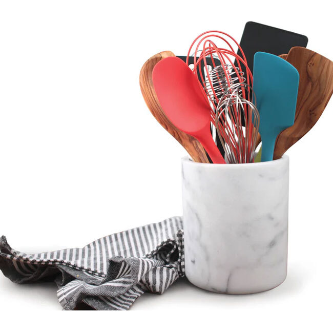 RSVP International Wine Cooler/Tool Holder | Marble with tools