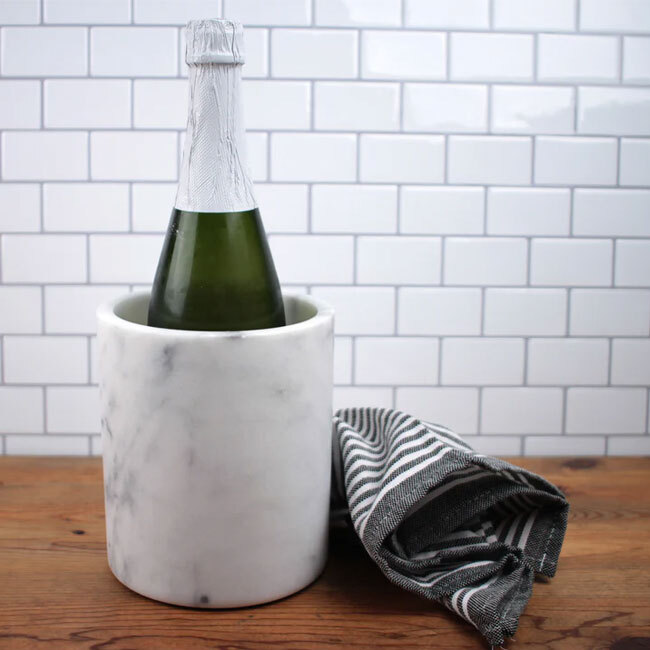 RSVP International Wine Cooler/Tool Holder | Marble - as wine cooler