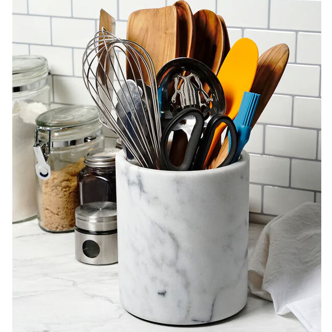 RSVP International Wine Cooler/Tool Holder | Marble as tool crock