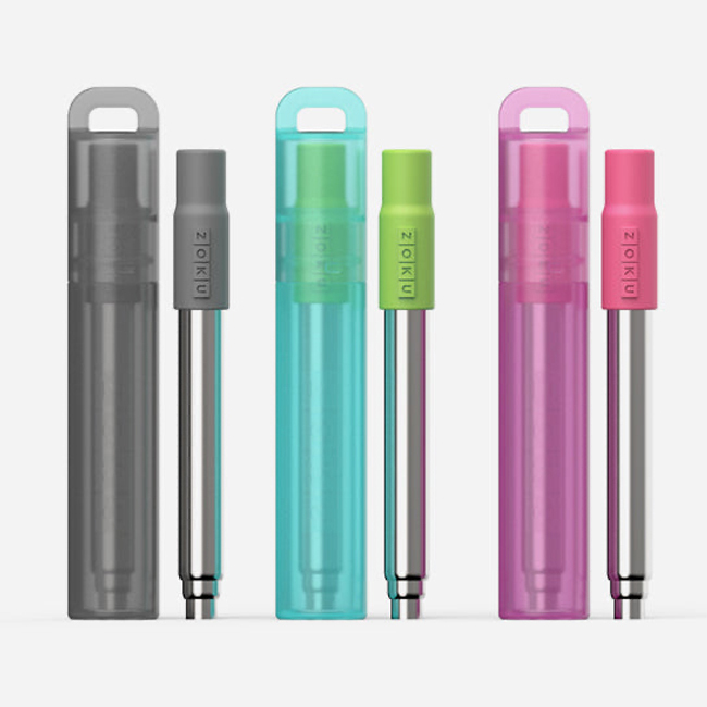 ZOKU Pocket Straw - Colors