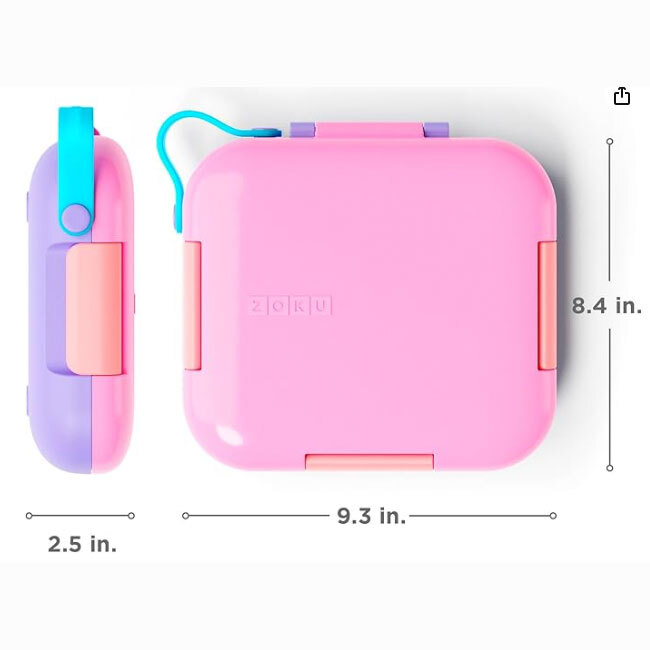 ZOKU Neat Bento Box | Pink